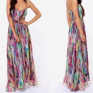 BB Dakota- Jack multi-colored maxi dress